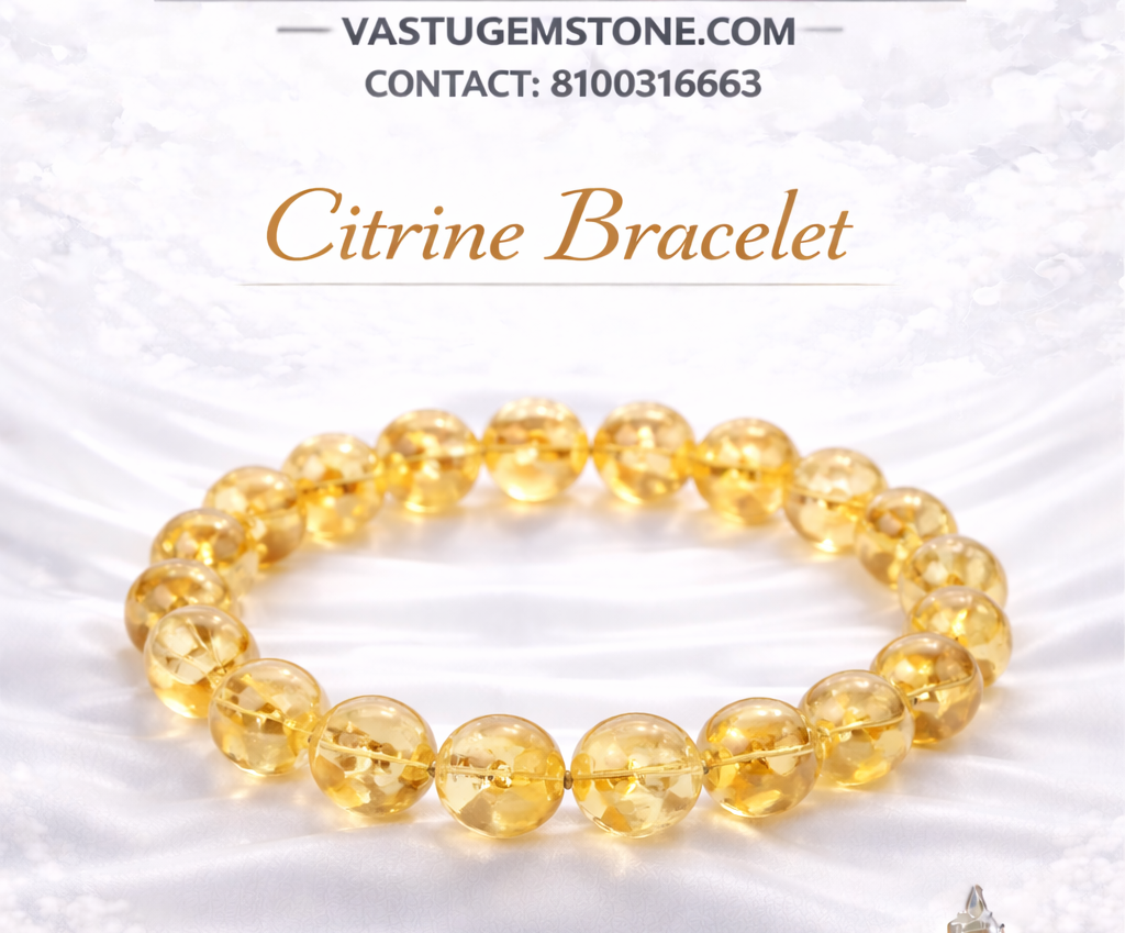 Natural Citrine Bracelet (AA QUALITY)
