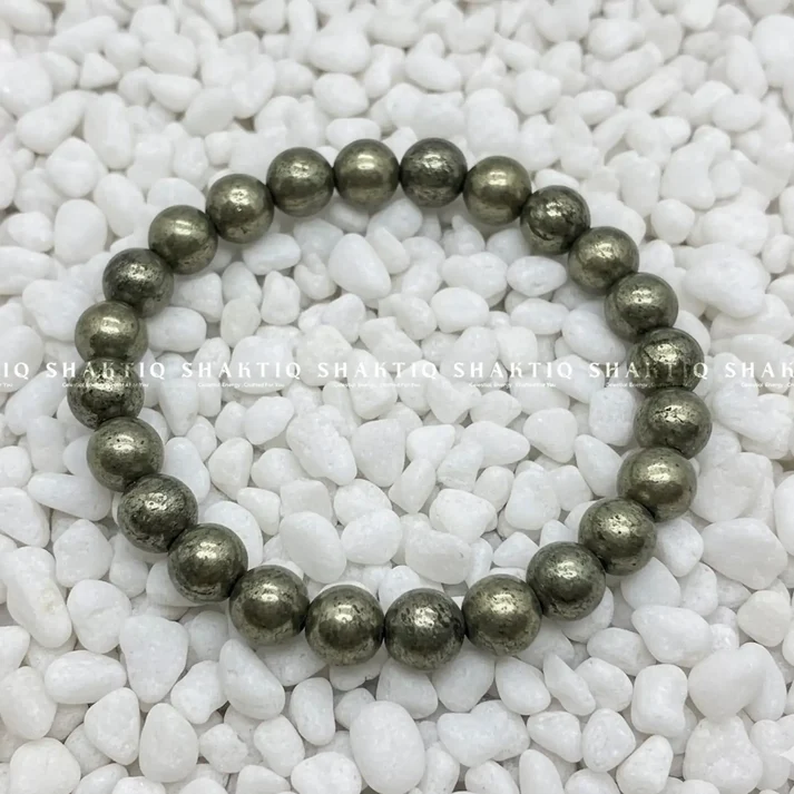 NATURAL PYRITE BRACELET (AAA QUALITY)