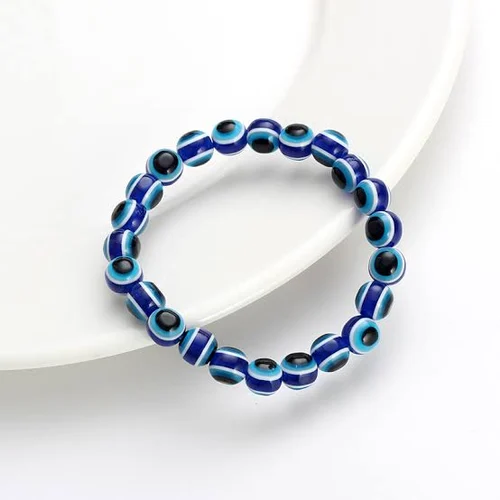 NATURAL  EVIL EYE BRACELET