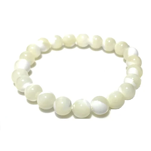 NATURAL MOTHER OF PEARL AAA BRACELET