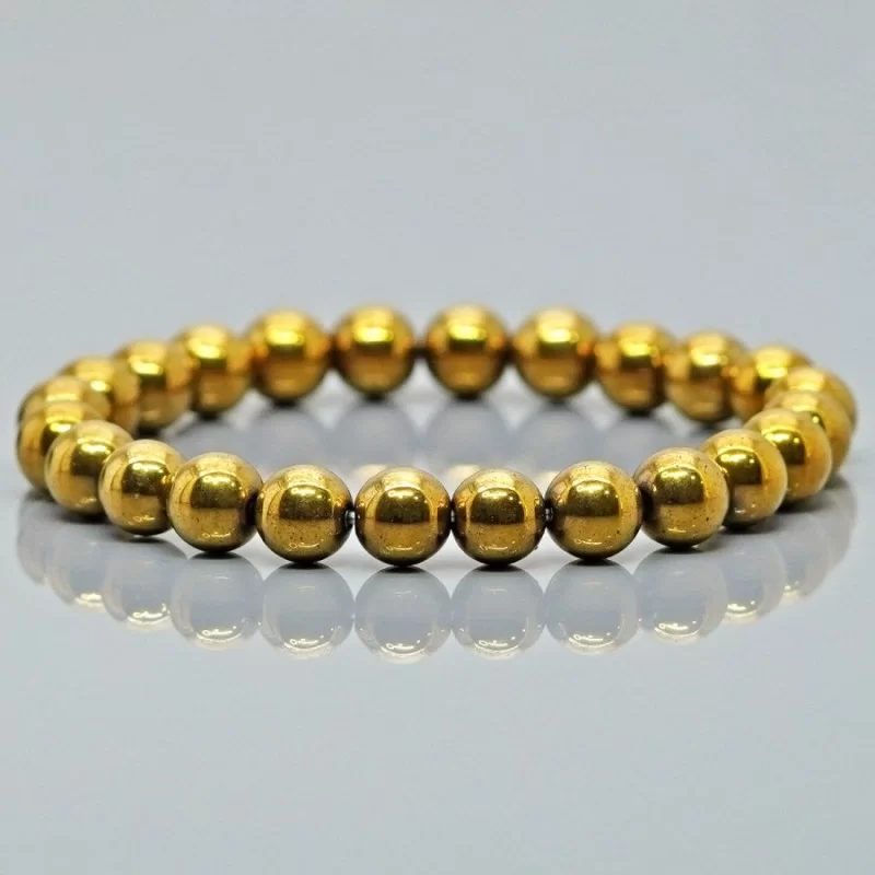 NATURAL GOLDEN HEMATITE AAA BRACELET